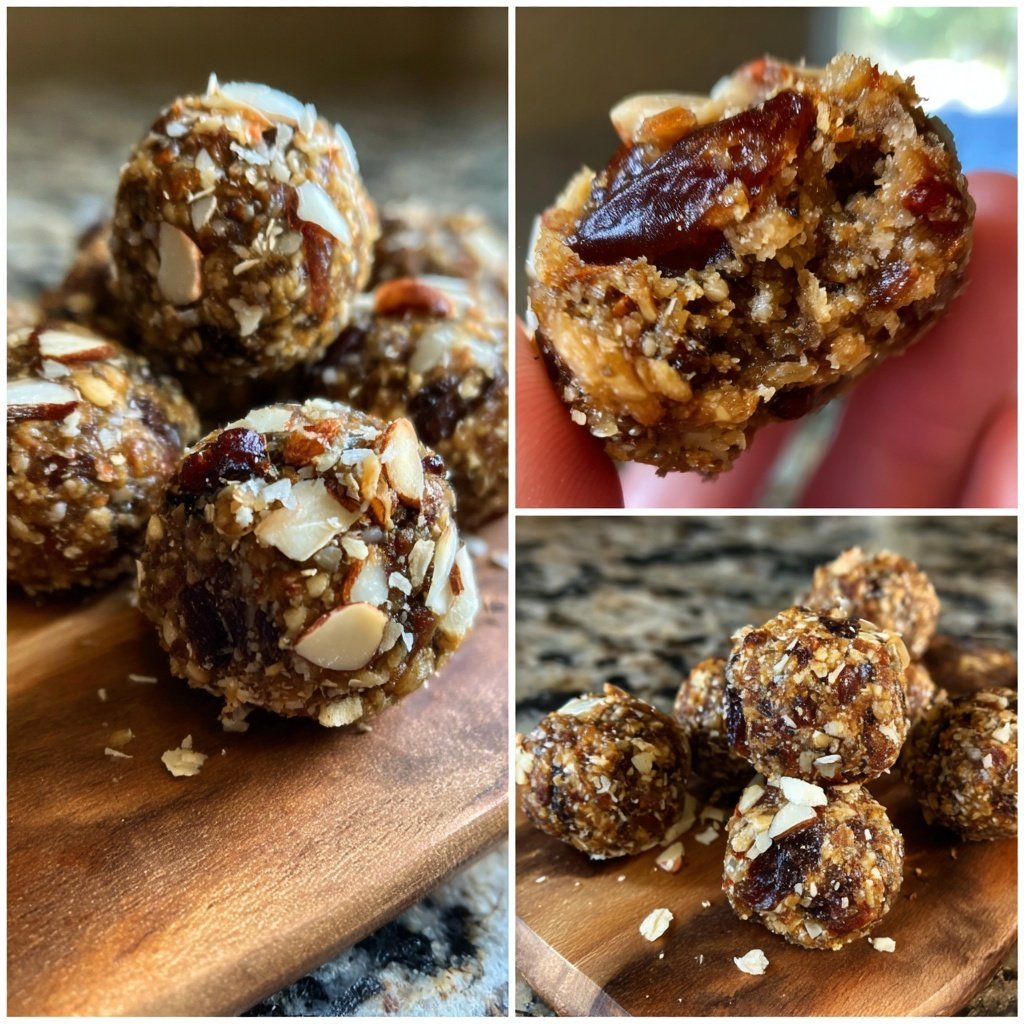 Healthy Date And Nut Snack Bites