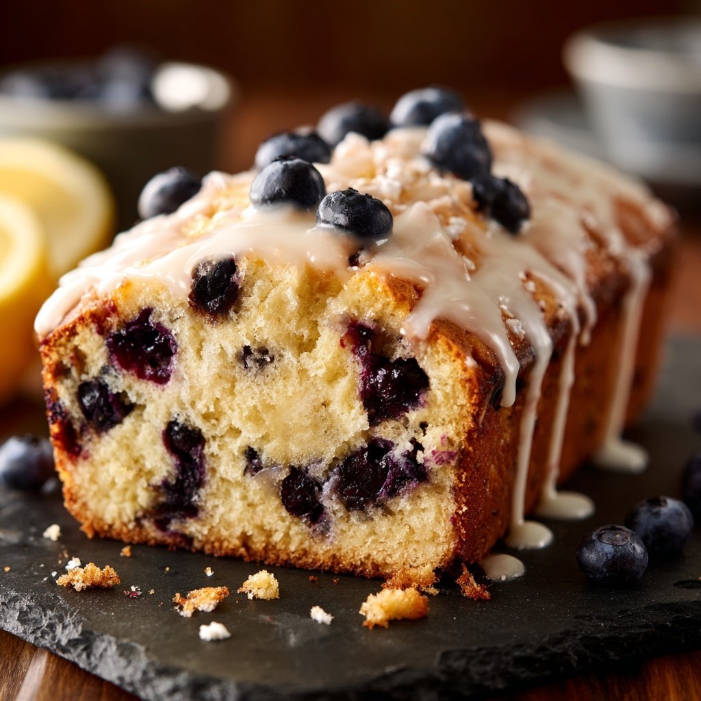 Baking & Desserts Lemon Blueberry Loaf Cake