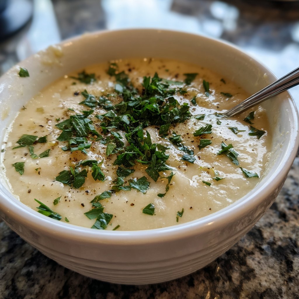 Healthy Crockpot White Bean Soup