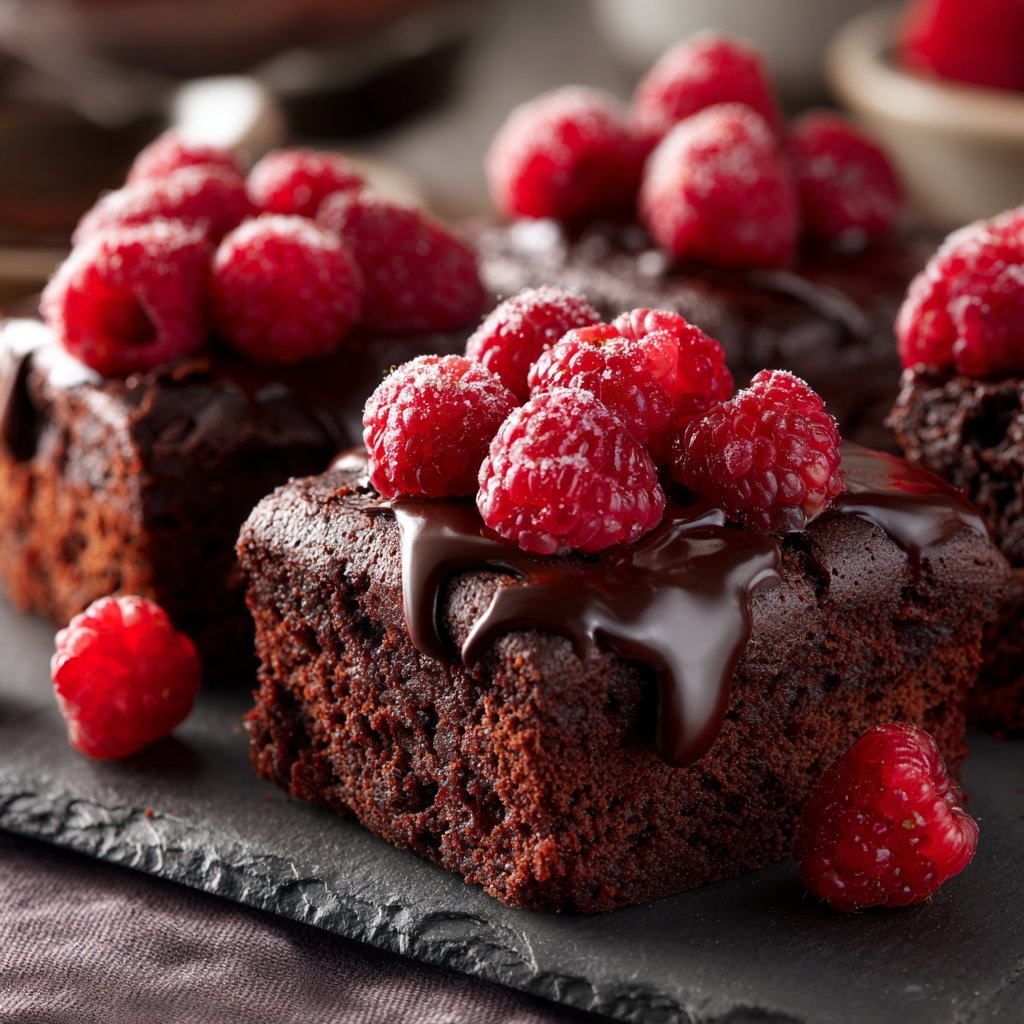 Chocolate Raspberry Sheet Cake