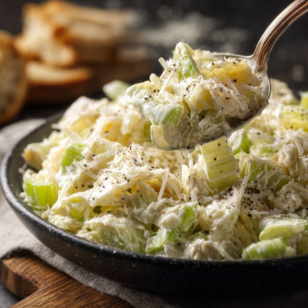 Creamy Celery Salad With Parmesan