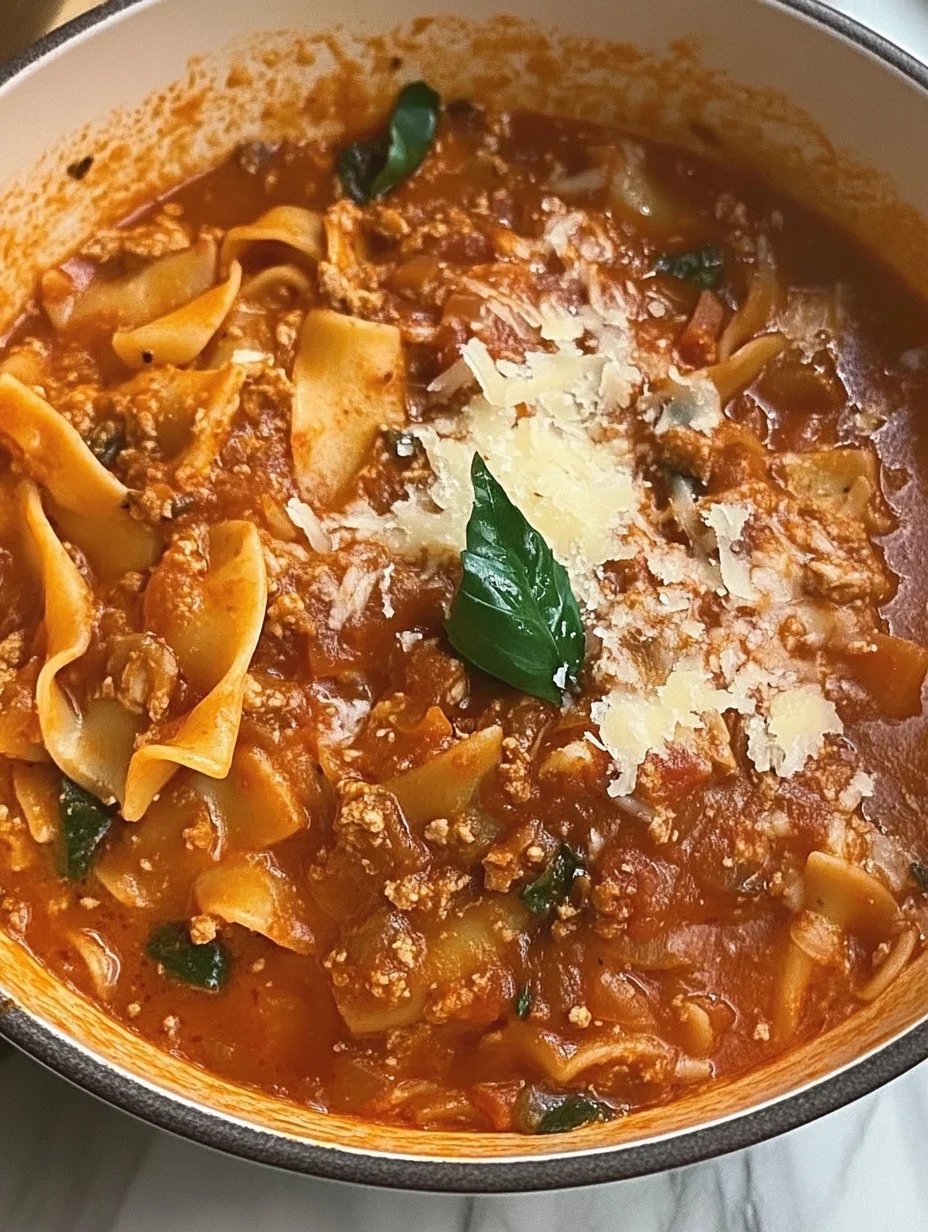 Lasagna Soup