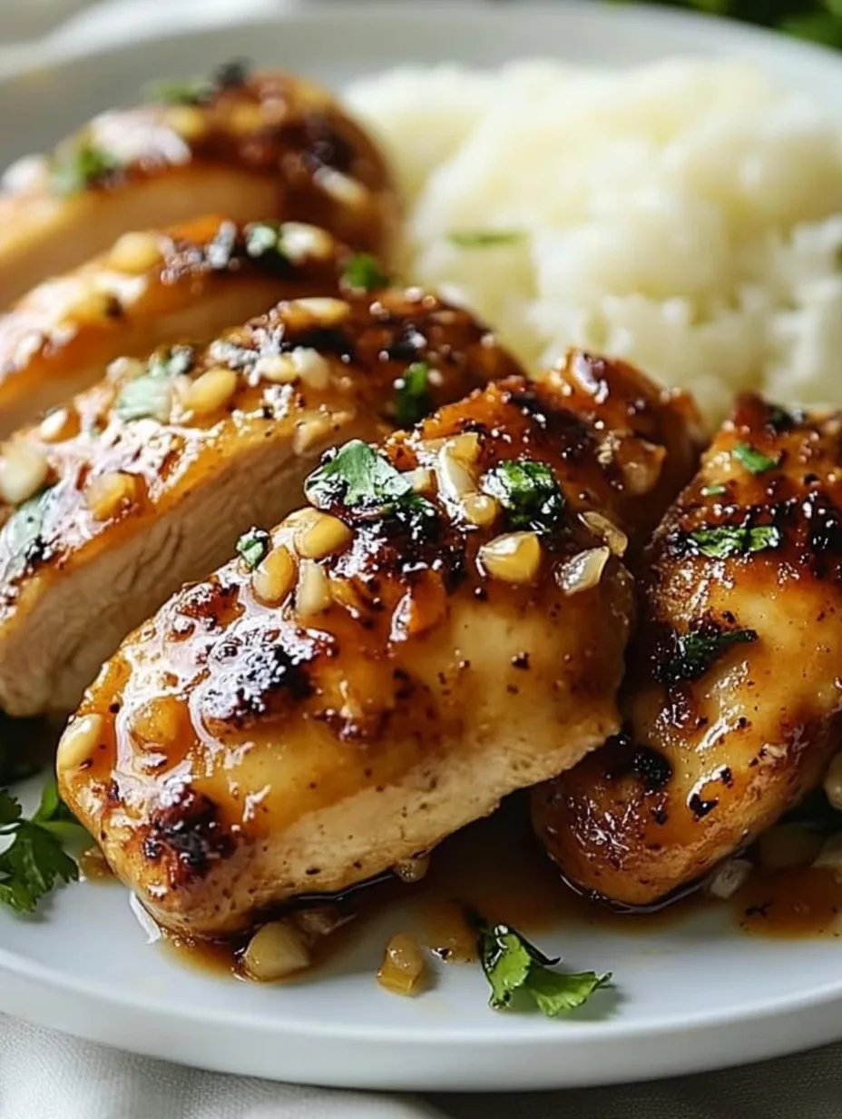 Easy Honey Garlic Chicken Breasts Recipe