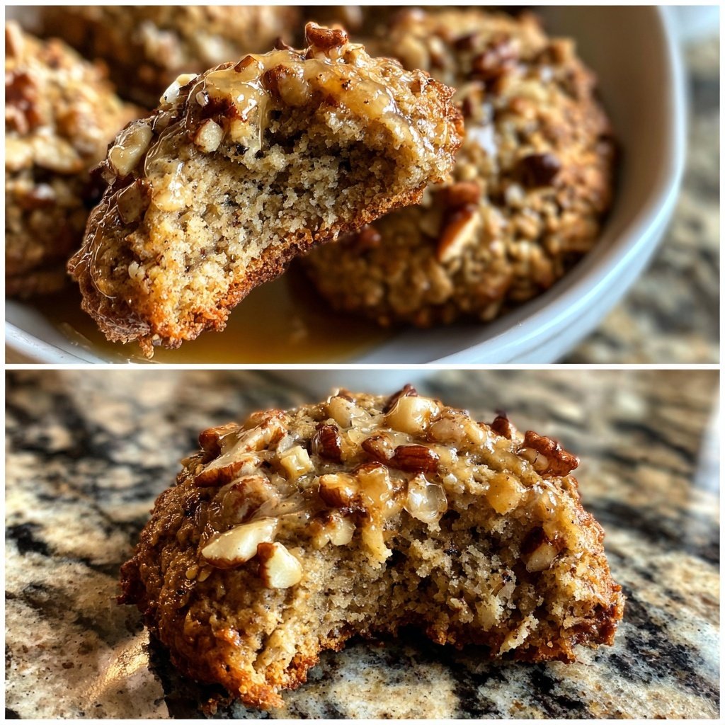 Banana Almond Breakfast Cookies