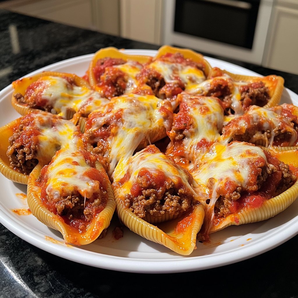Ground Beef Stuffed Shells