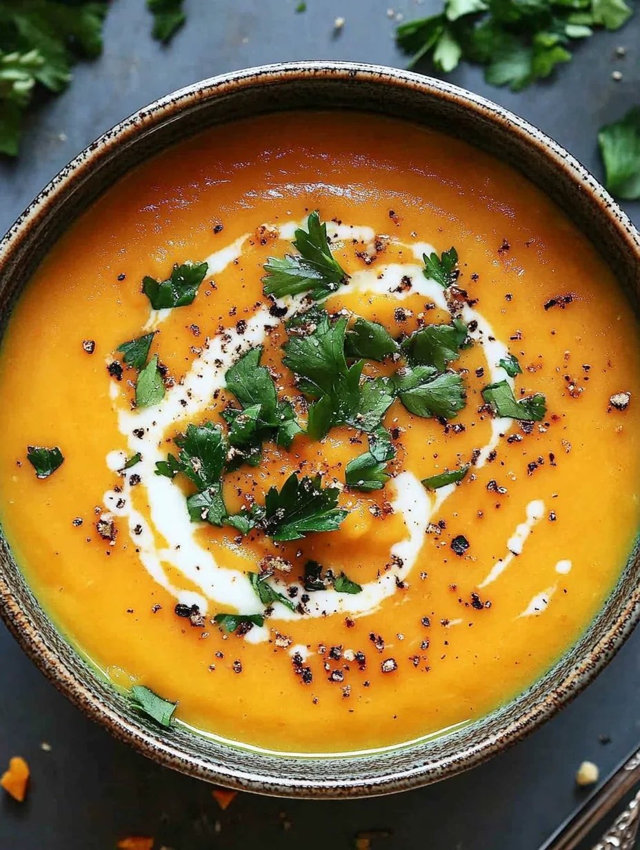 Spicy Butternut Squash Sweet Potato Soup