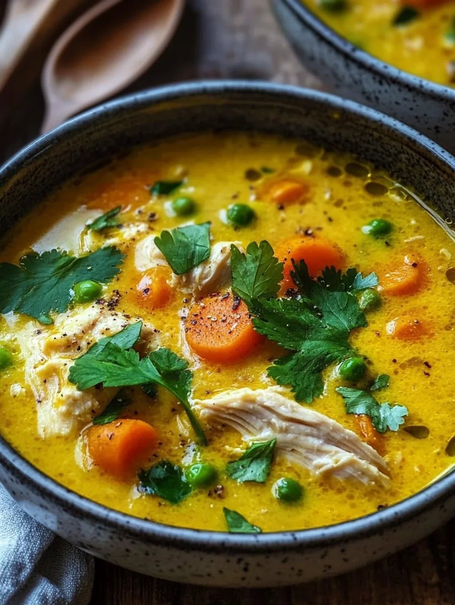 Anti Inflammatory Turmeric Chicken Soup
