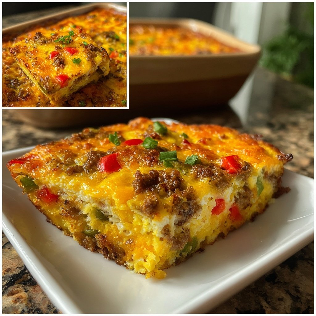 Keto Sausage And Egg Breakfast Bake