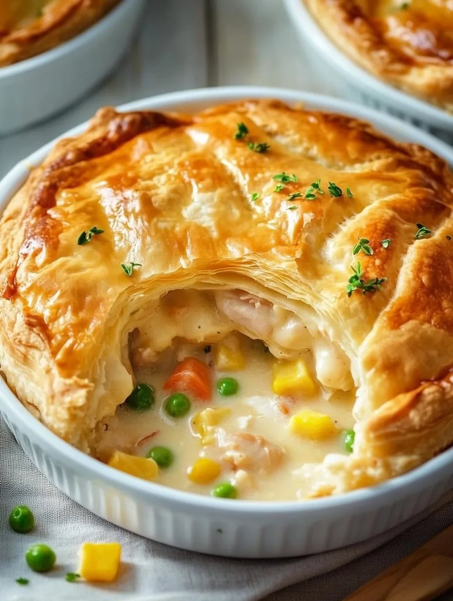 Easy Crescent Roll Chicken Pot Pie