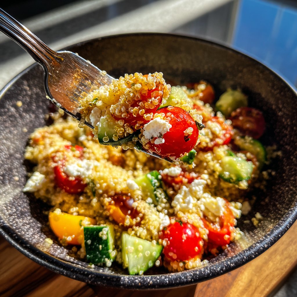 Easy Quinoa Salad Lunch
