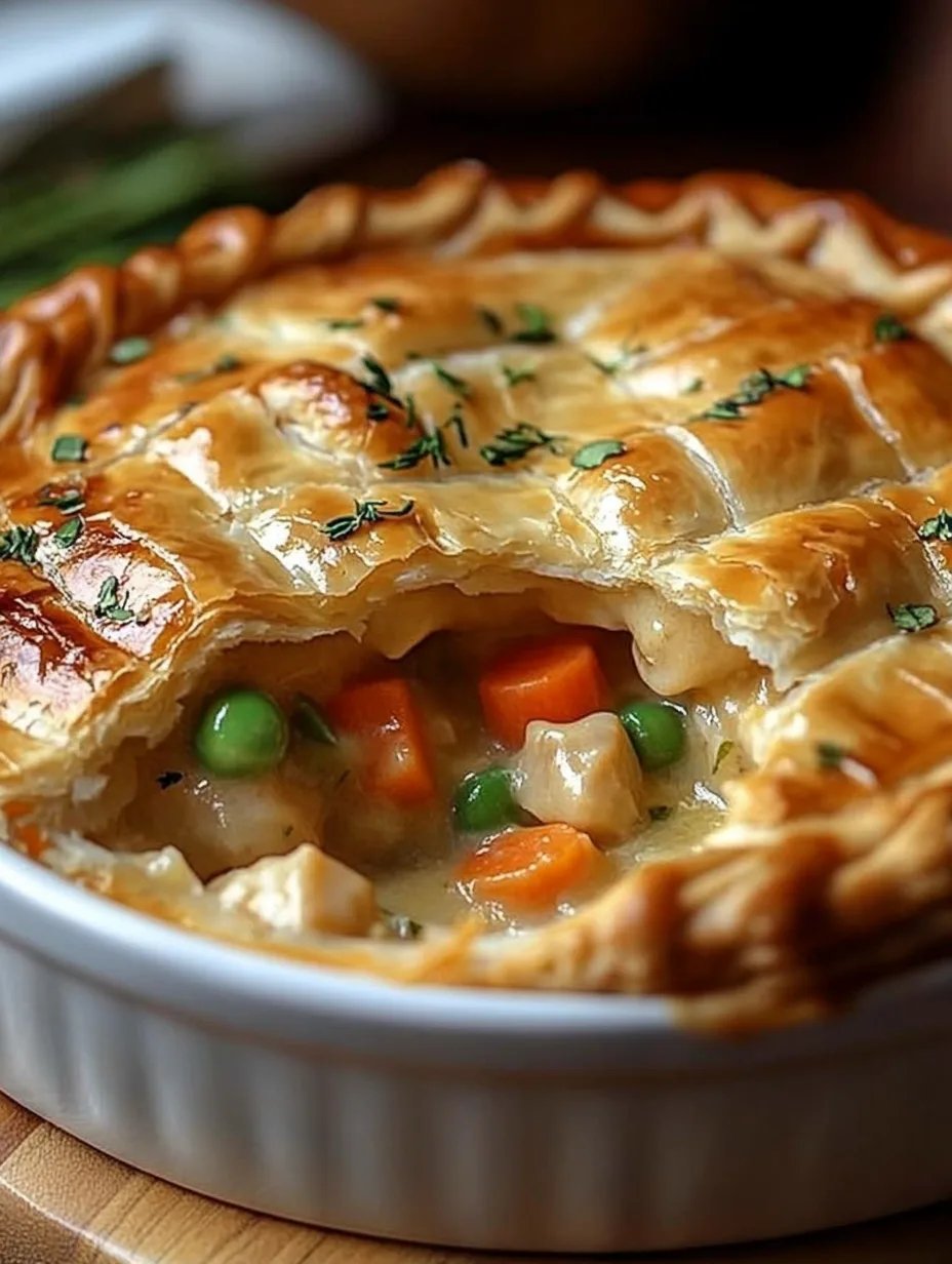 Classic Homemade Chicken Pot Pie Recipe