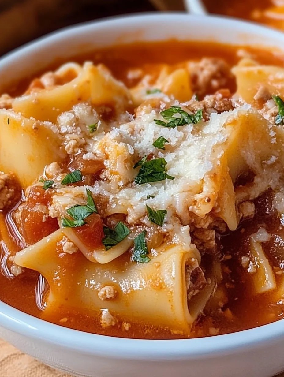 Easy Lasagna Soup Recipe
