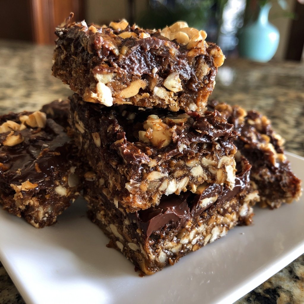 Chocolate Hazelnut Breakfast Bars