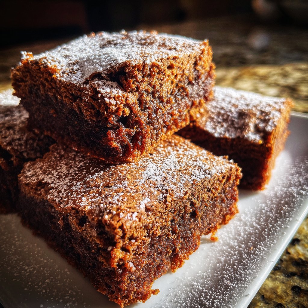 Cottage Cheese Brownies with Cinnamon