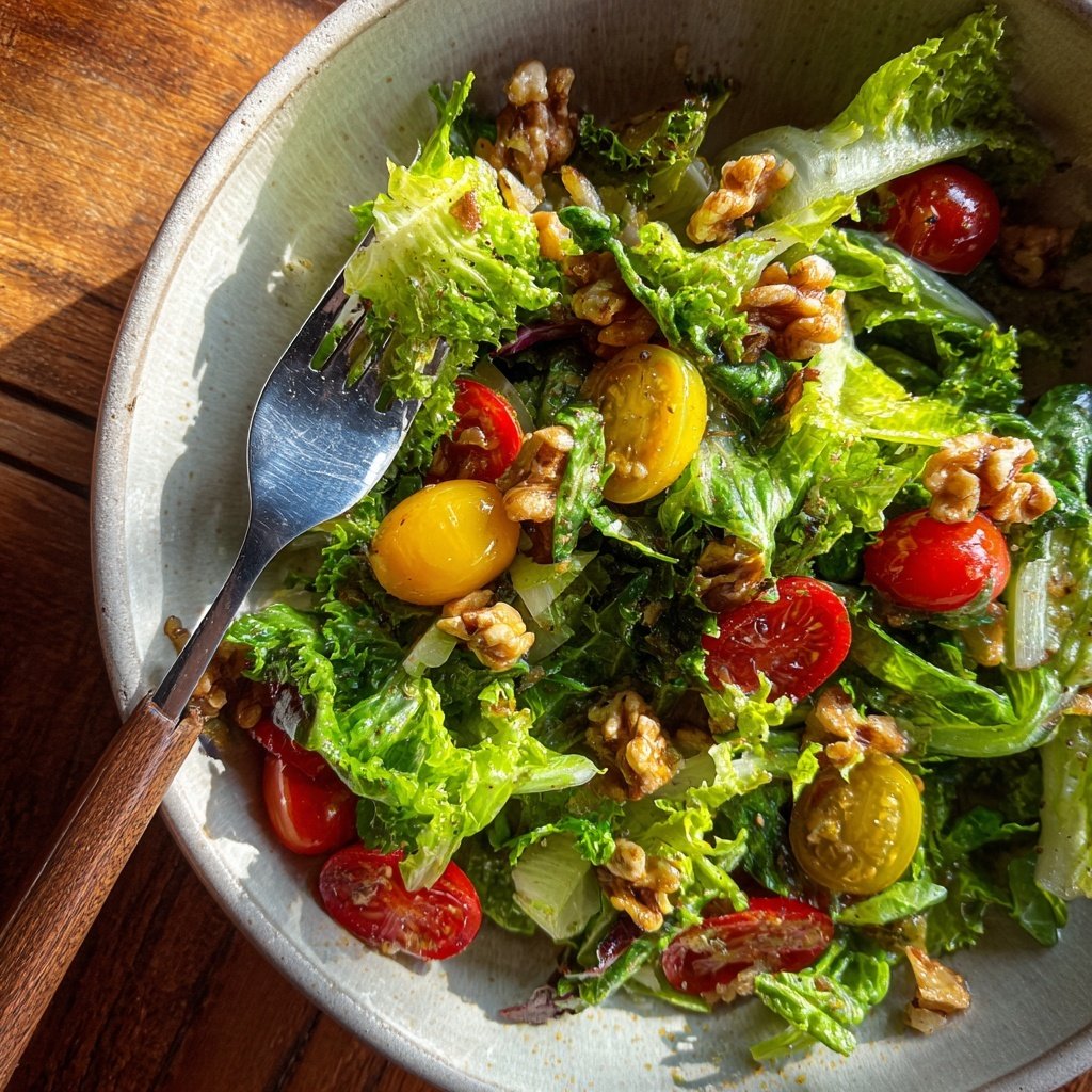Celery And Walnut Garden Salad
