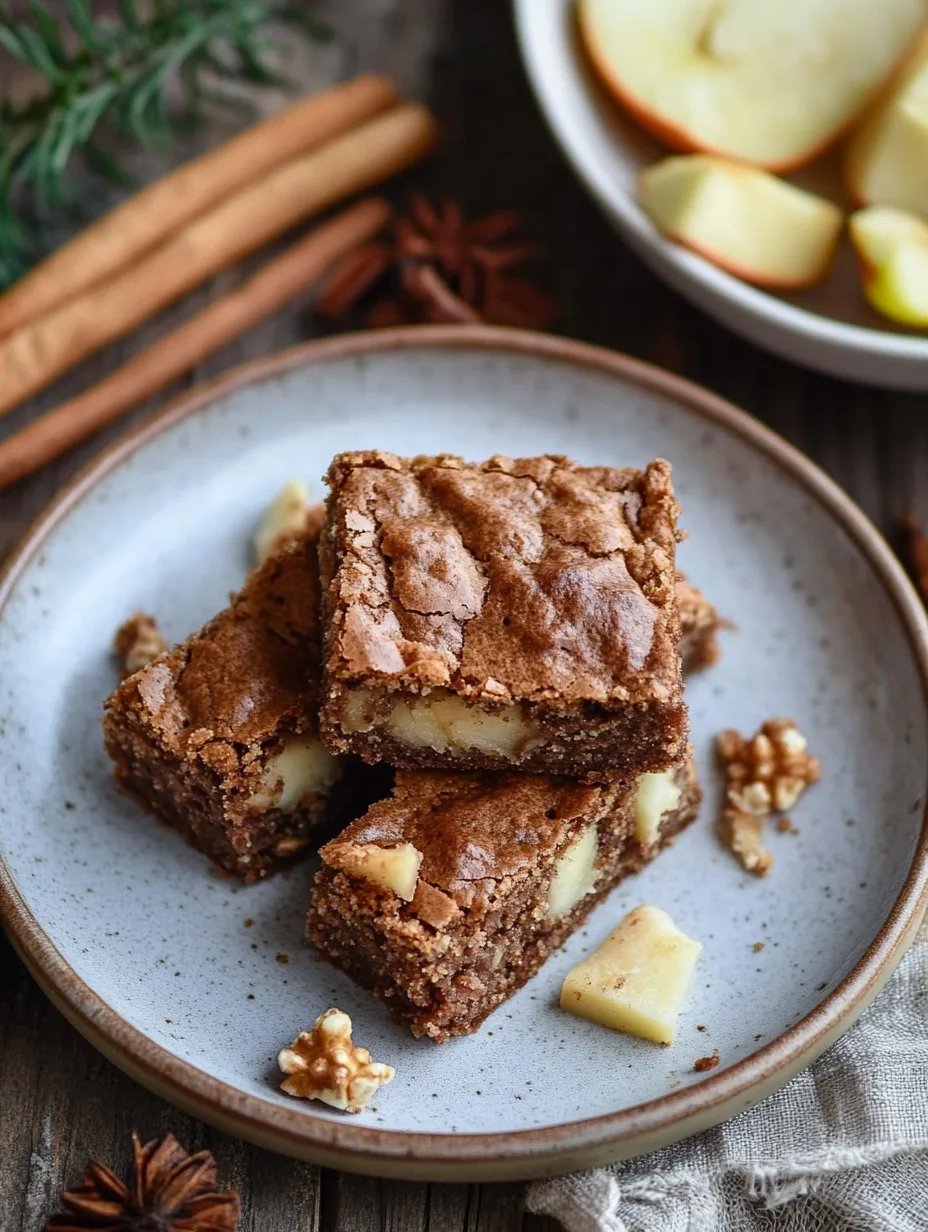 Apple Brownies (Easy Fall Dessert)