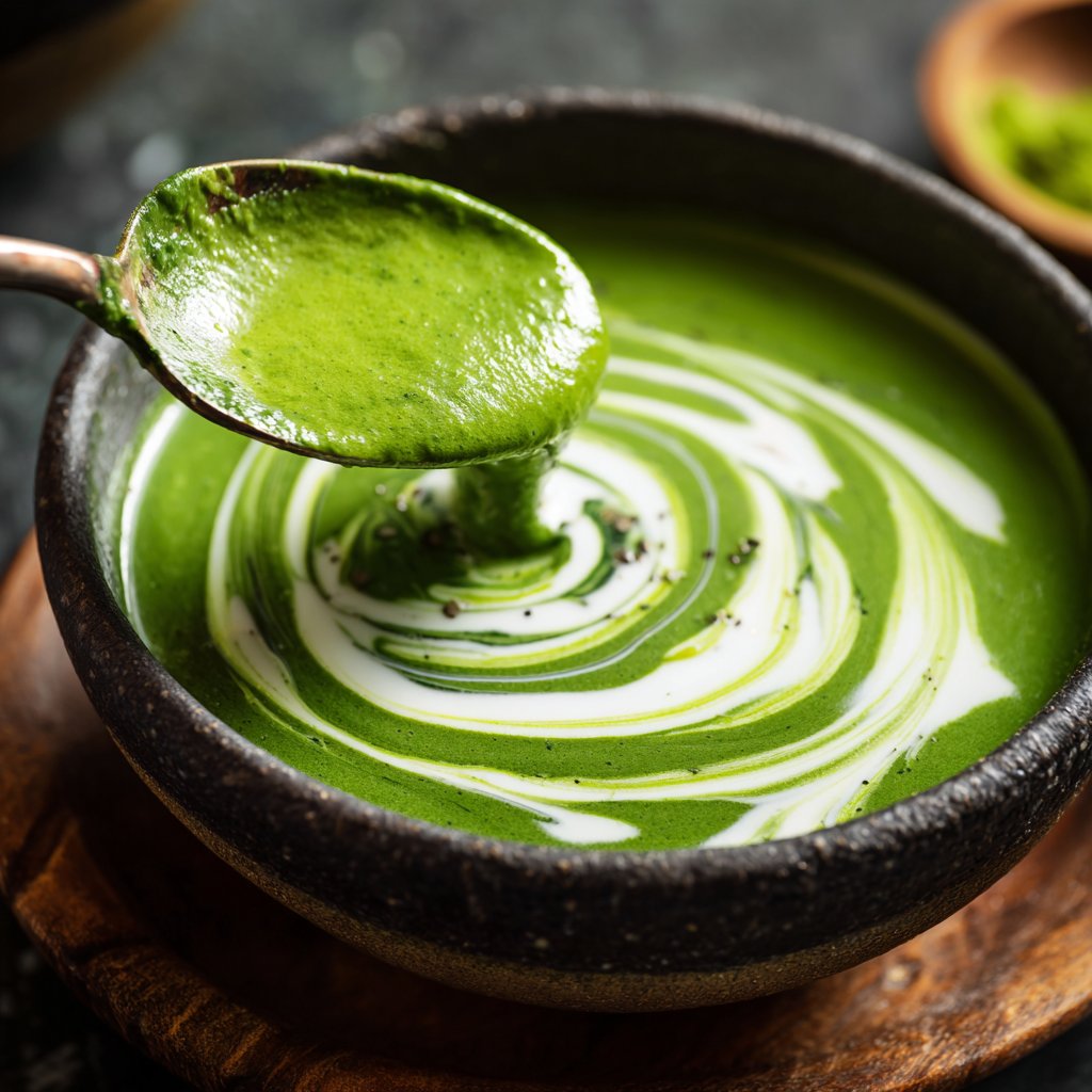 Creamy Lemon Spinach Soup